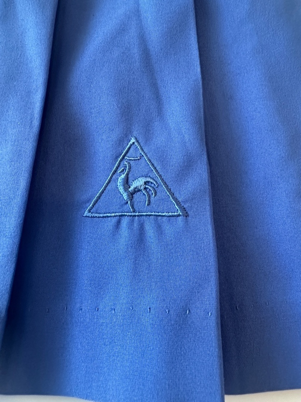 Le Coq Sportif Vintage Royal Blue SZ 4 Skater Pleated Tenniscore Skirt - Picture 2 of 6